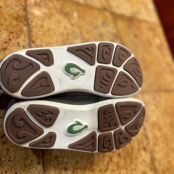 OluKai Mens Size 9 1/2 Dark Gray Nohea Mesh Shoes - Picture 8 of 8